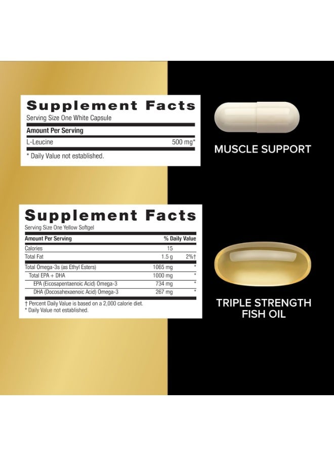 GNC Mega Men Whole Body Ultra Premium Vitapak Program, Best Nutrition Pack for Male Wellness, Convenient, 8 Products in 1 Packet, Memory, with Clinically Proven Ingredients, Joint Support, 30 svgs - Image 4